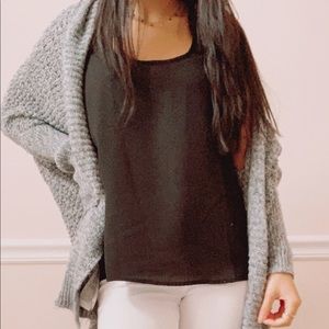 Flowy black tank